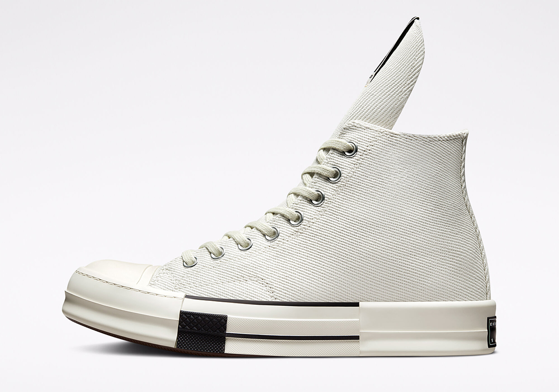 Rick Owens converse trainers Drkshdw Drkstar White Release Date 172346c 1