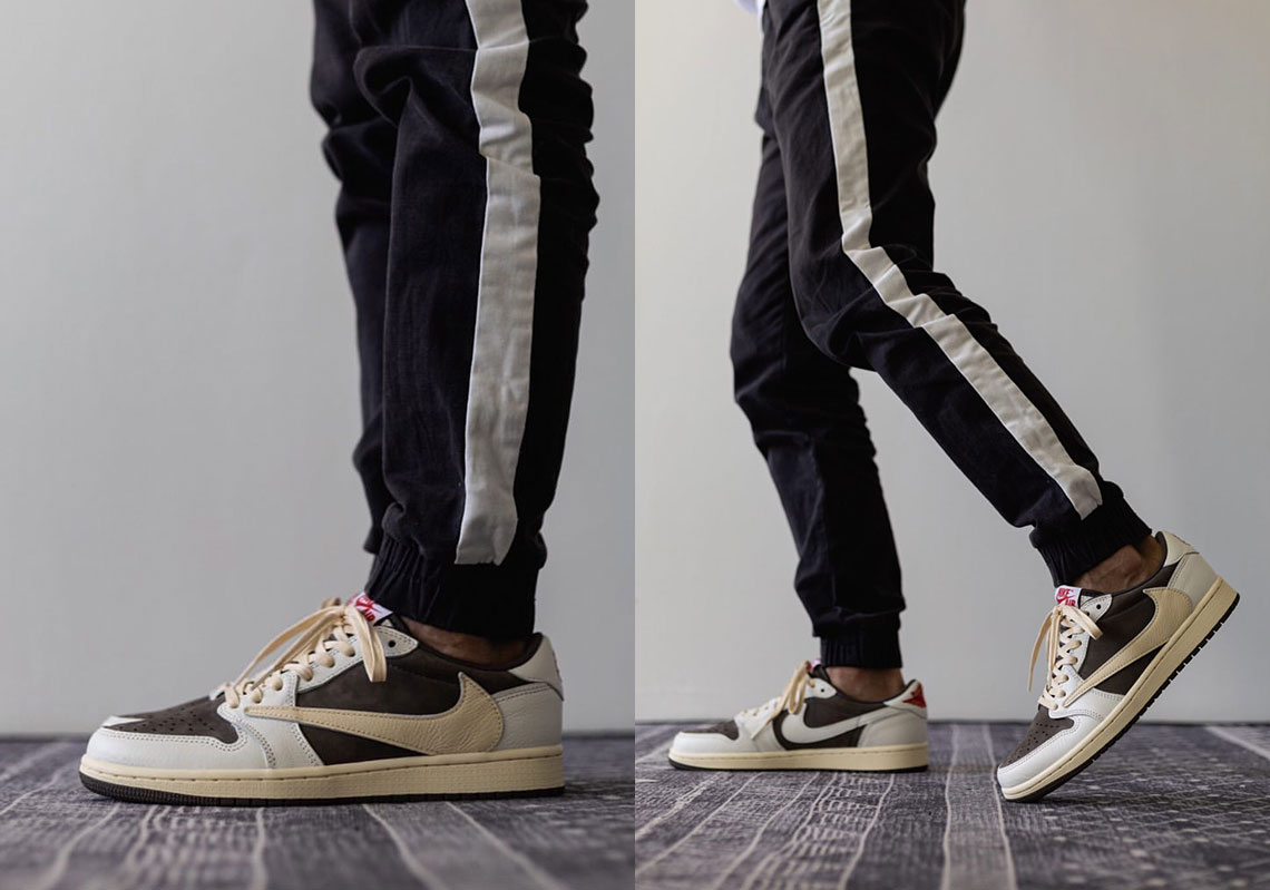 クーポン利用 Travis Scott × Nike Air Jordan 1 Low OG Reverse Mocha