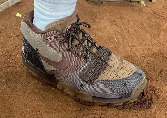First Look At The Travis Scott x nike red Air Trainer 1 "Cactus Jack"