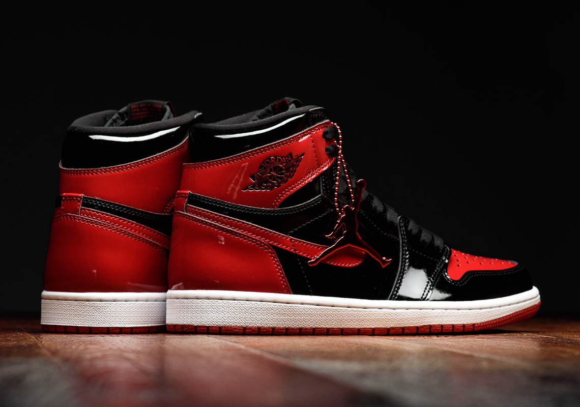 Patent leather best sale jordan 1s