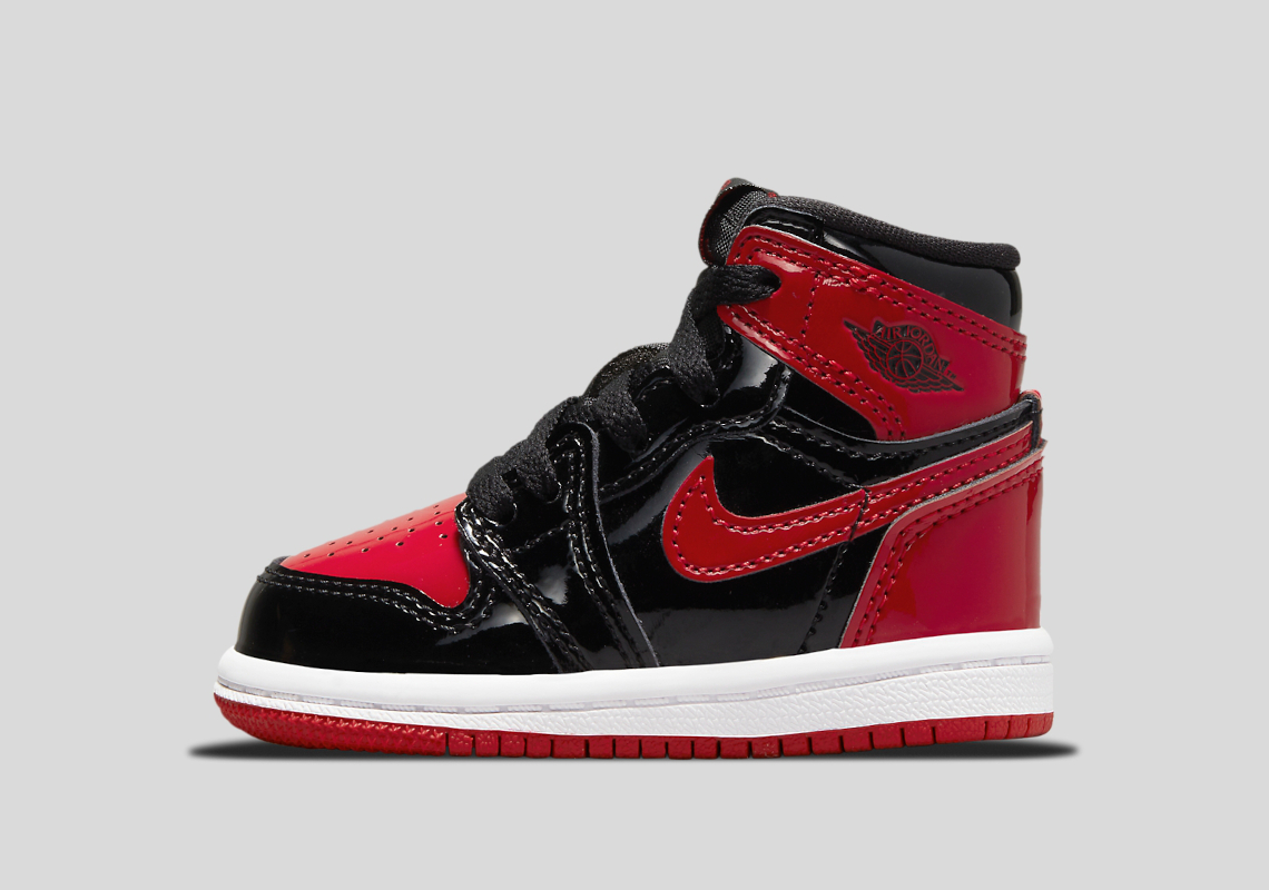 Jordan 1 hotsell bred kid sizes