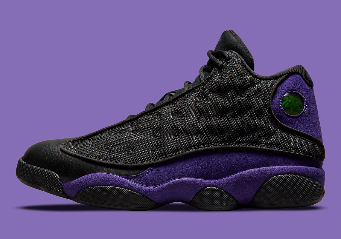 purple and white jordans retro 13