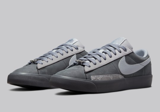 FORTY PERECENT AGAINST RIGHTS Closes Out 2021 With A Grey Nike SB Blazer Low
