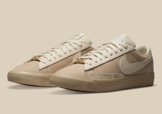 FORTY PERCENT AGAINST RIGHTS Covers A Second Nike SB Blazer Low In Tan
