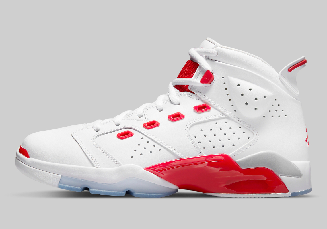 jordan 6 red and white