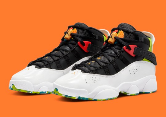 The Jordan 6 Rings Lands With A Bold Mix Of Neons For Kids