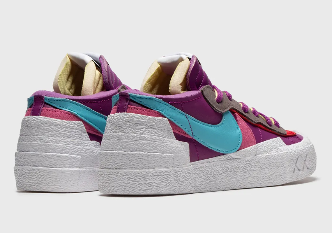 Kaws Sacai Nike Blazer Low Purple 4