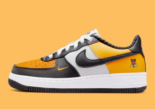 Nike Celebrates The Game Of Basketball By Adding Jersey Mesh To This Air Force 1 Low