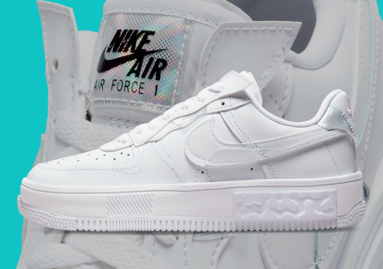The All-“White” Nike Air Force 1 Fontanka Gets Iridescent Accents