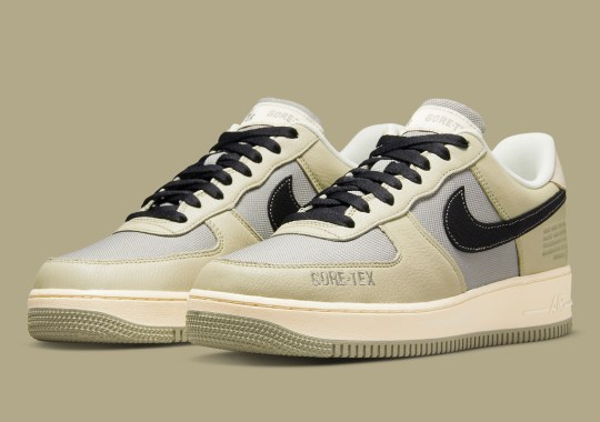 Hits Of “Olive” Take Over The Latest Nike Air Force 1 GORE-TEX