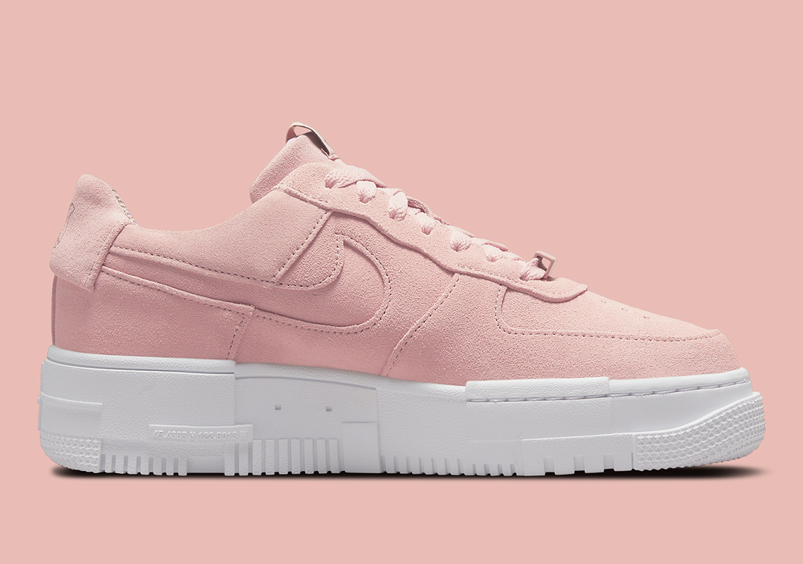 Nike Air Force 1 Pink Suede Dq5570 600 2