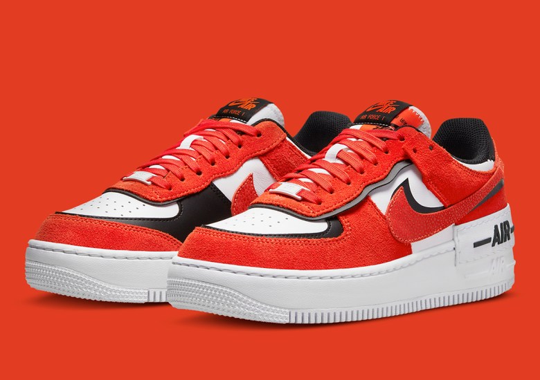 nike air force 1 white black and red