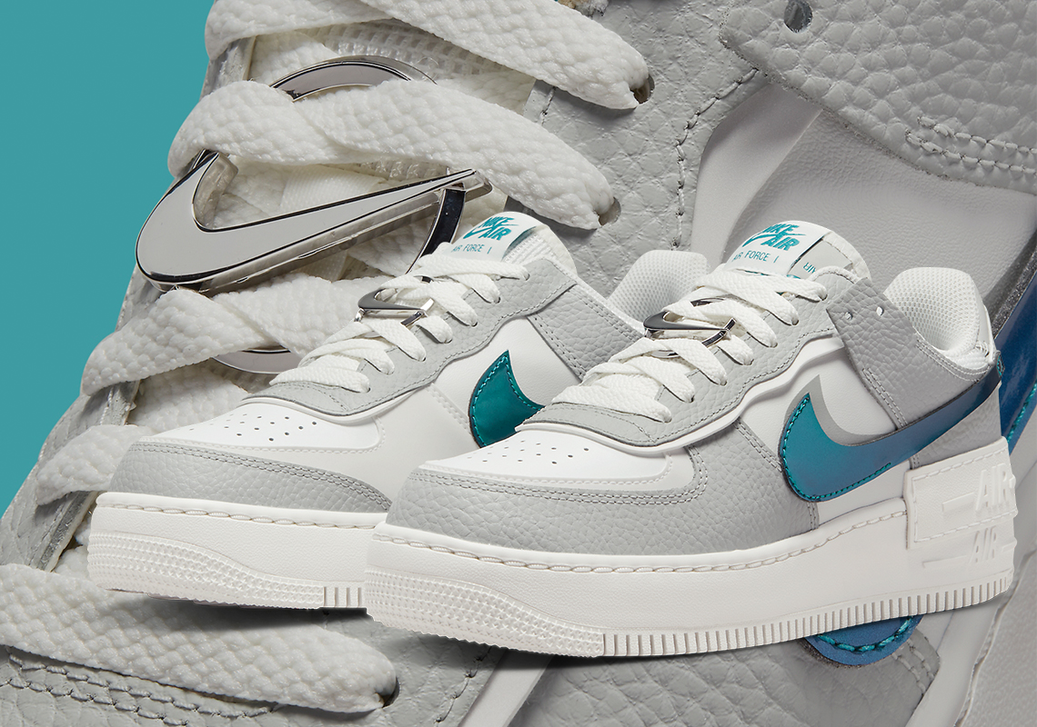 Nike's "Metallic Teal" Pack Welcomes The Air Force 1 Shadow