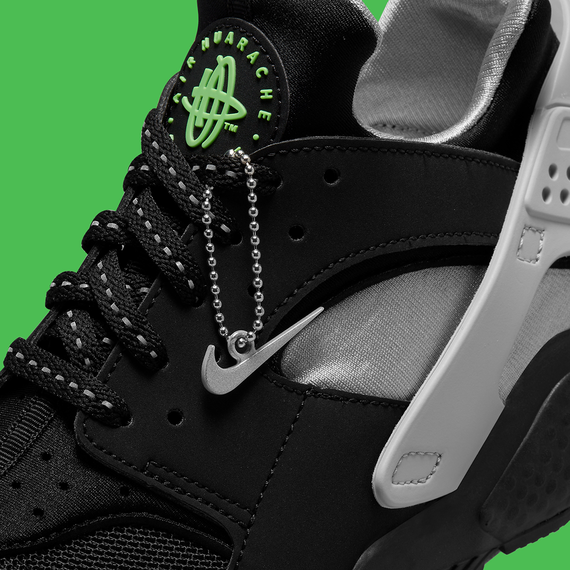 Nike Air Huarache Black Grey DR0141-001 Release Info | SneakerNews.com