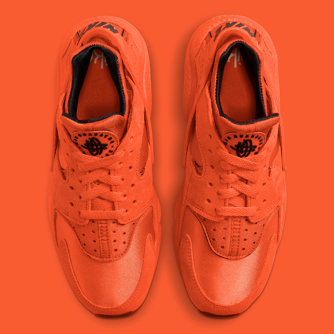 nike huarache orange