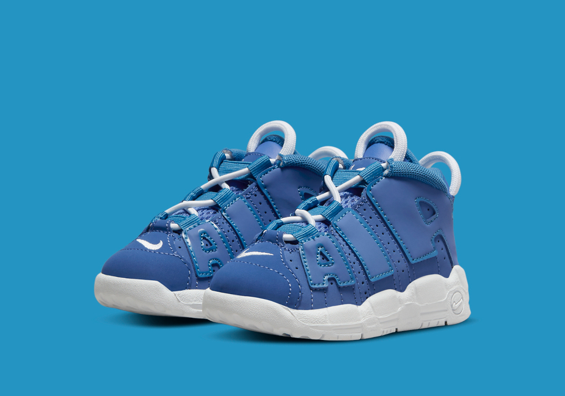 “Marina Blue” Appears On This shake Nike Air More Uptempo For Toddlers