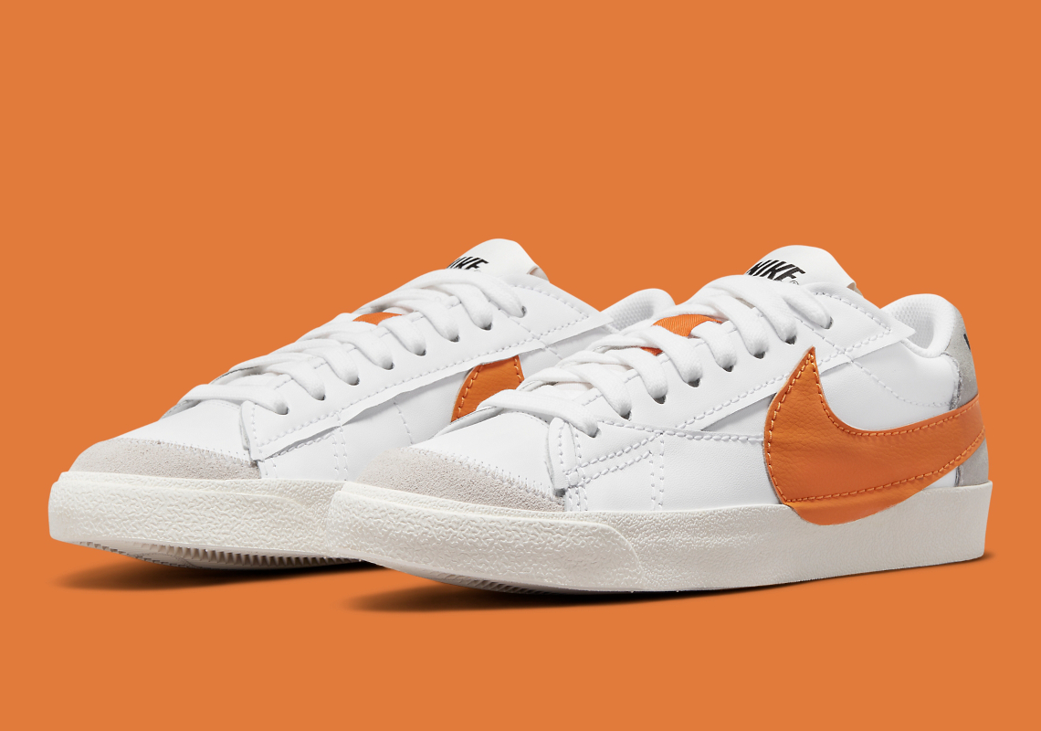 nike blazer low 77 orange