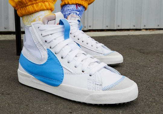Nike Adds A Touch Of “University Blue” To The Blazer Mid Jumbo