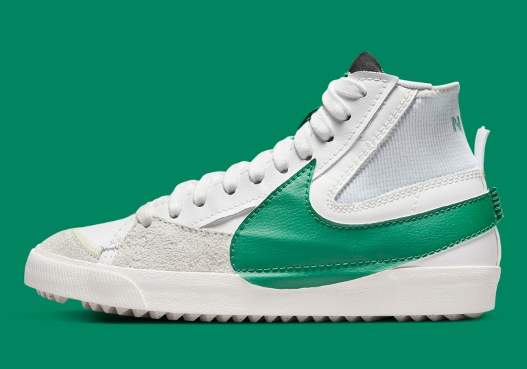 Nike Blazer Mid \'77 Mens Size 9.5 Jumbo Summit White Green Shoes DR8595-100 Nike Blazer Mid  main image 2