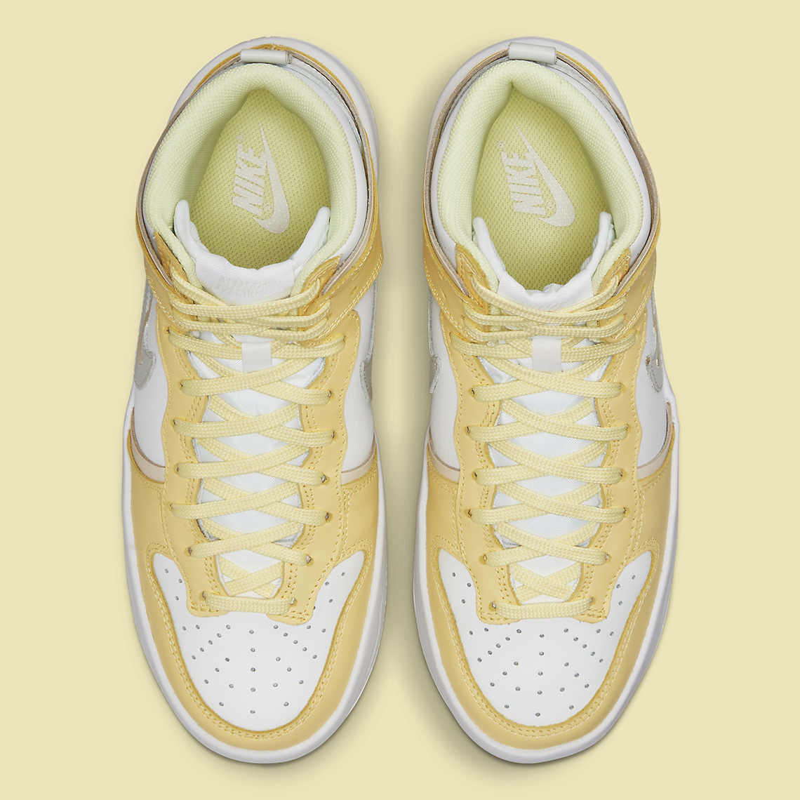 Nike Dunk High Up Yellow Dh3718 105 4