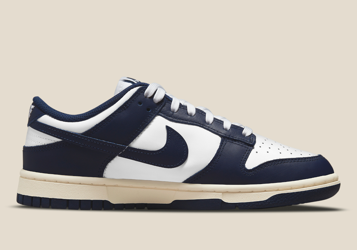 Nike Dunk Low Navy Vintage DD1503-115 Release | SneakerNews.com