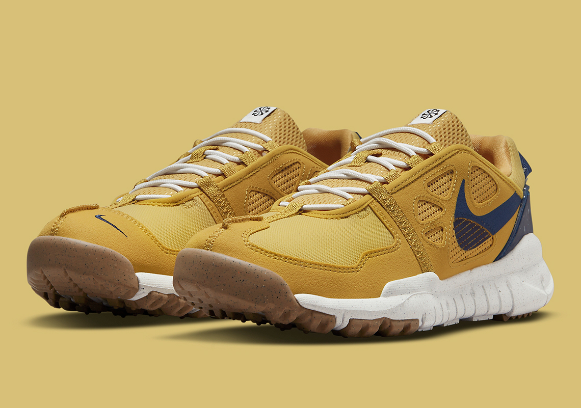 Nike free run on sale yellow