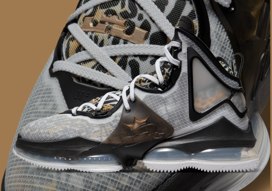 The Nike LeBron 19 Goes Animalistic With Leopard Print
