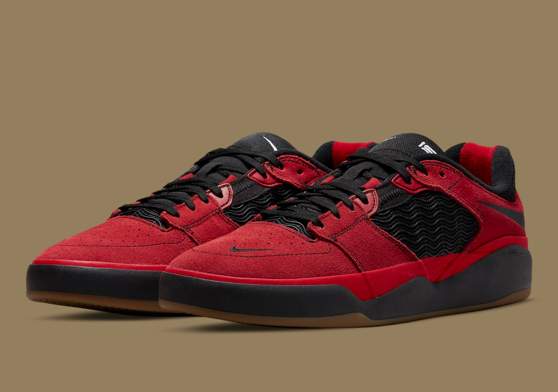 Nike SB Ishod Red Black Skate Shoe DC7232-600 | SneakerNews.com