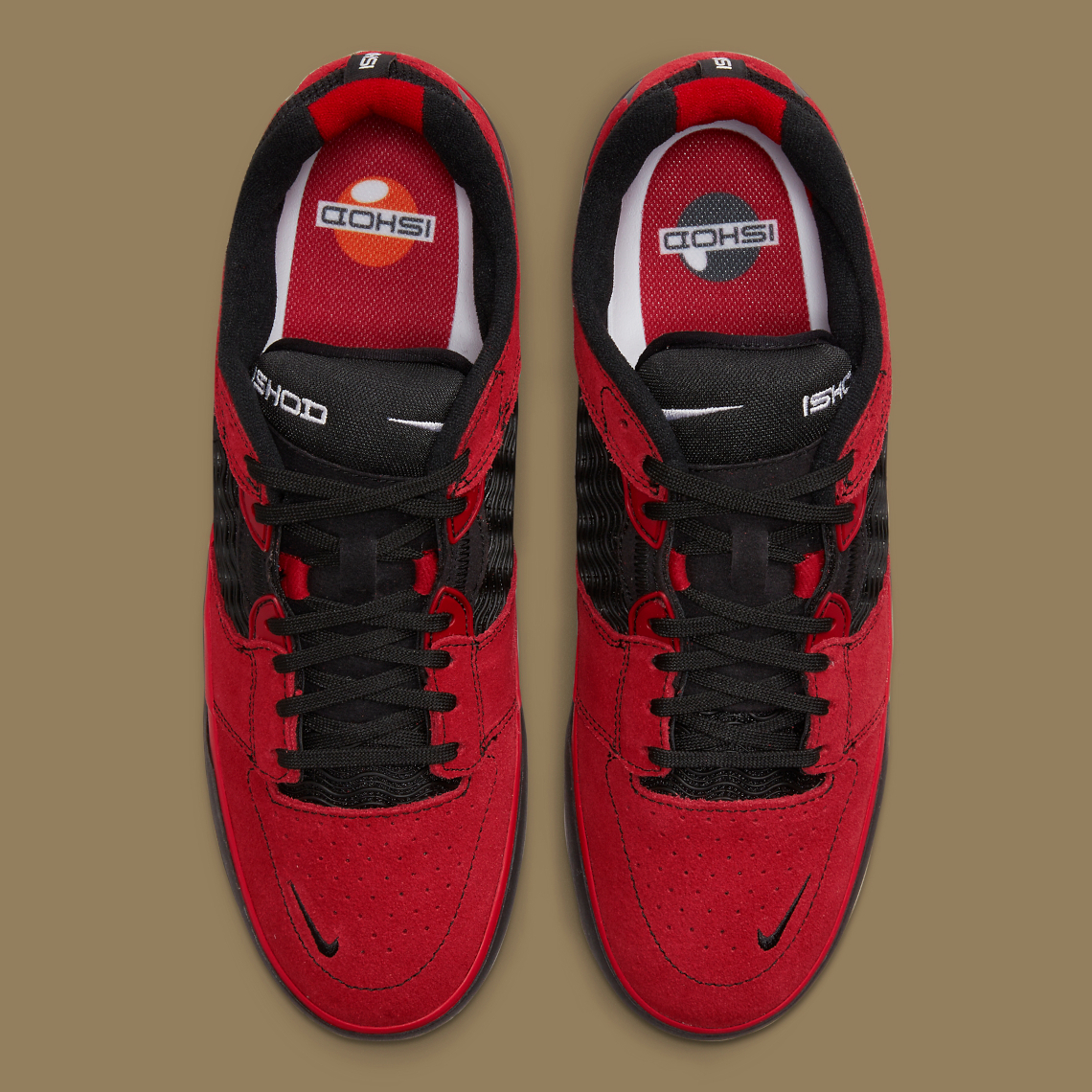 Nike SB Ishod Red Black Skate Shoe DC7232-600 | SneakerNews.com