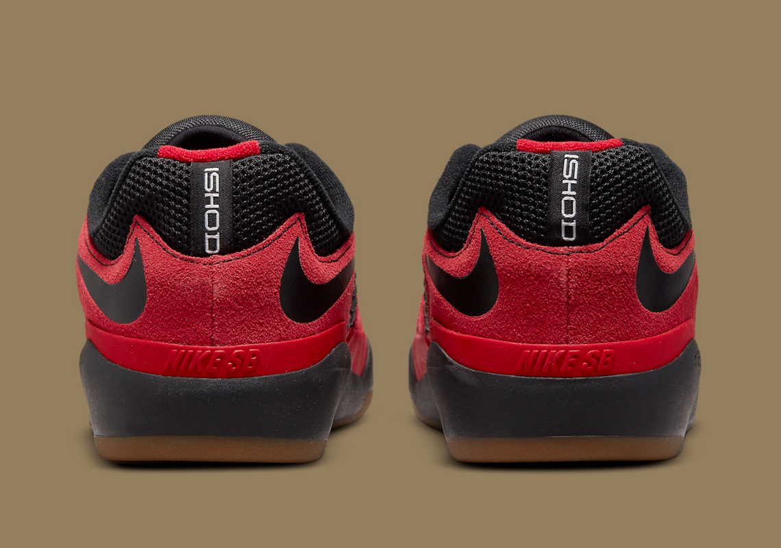 Nike SB Ishod Red Black Skate Shoe DC7232-600 | SneakerNews.com