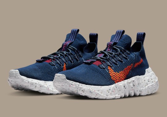 Deep Navy And Orange Share The Last Nike Space Hippie 01