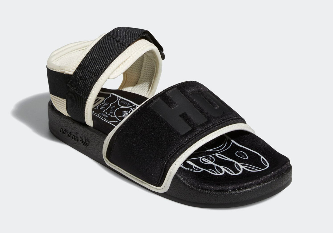 Pharrell adidas adilette 2.0 Slides Hu GY1847 GZ1892 | SneakerNews.com