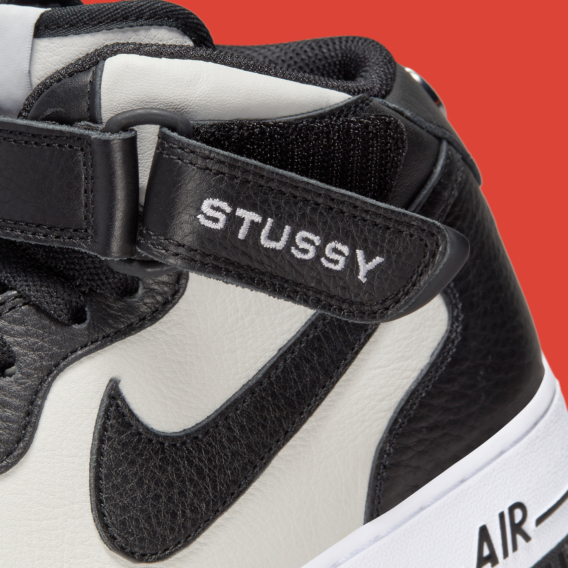 Stussy Nike Air Force 1 Mid Black Grey DJ7840-002 | SneakerNews.com