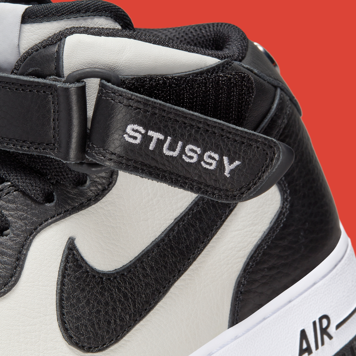 Stussy Nike Air Force 1 Mid Black Grey Dj7840 002 11