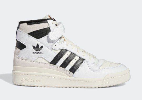 Classic White/Black Land On The adidas Forum ’84 High