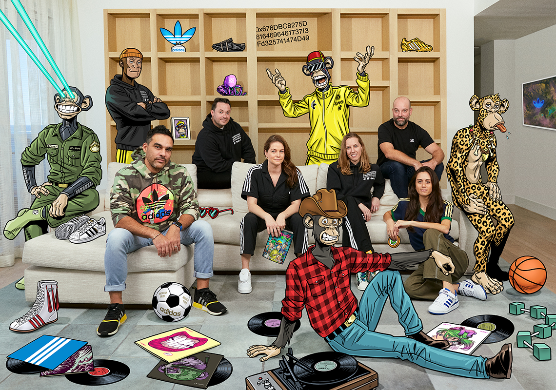 adidas Enters The Metaverse Alongside NFT Experts Bored Ape Yacht Club, gmoney, And The PUNKS Comic Team