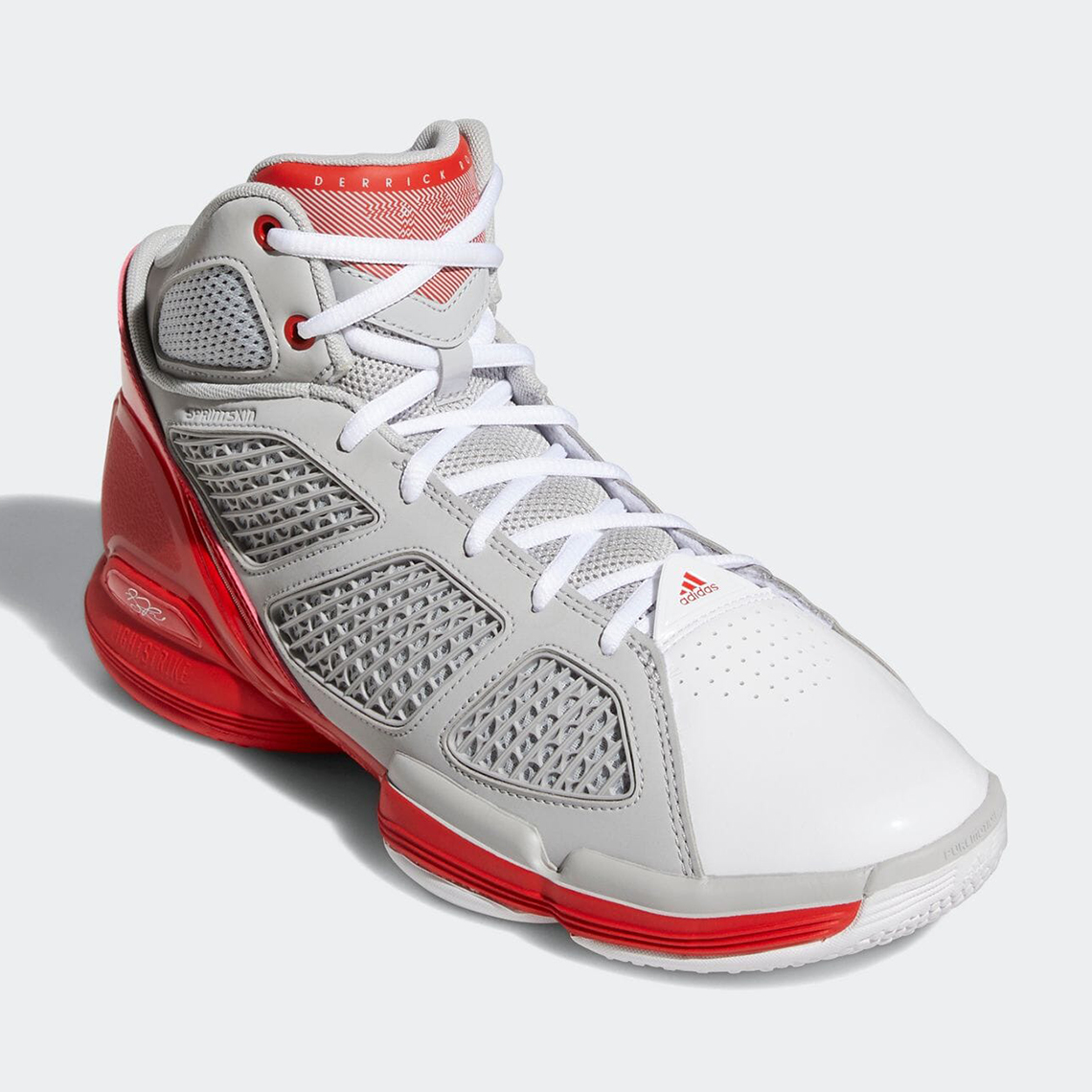 Adidas D Rose 1 5 White Grey Red Gy0257 1