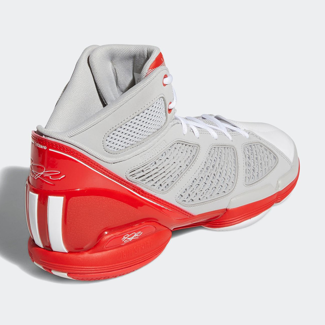 Adidas D Rose 1 5 White Grey Red Gy0257 4