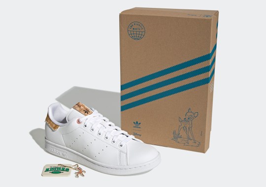 Disney's Bambi Continues adidas slides Partnership With A Spotted Stan Smith