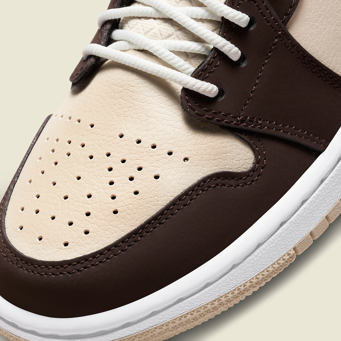 Air Jordan brown and black jordan 1 1 Mid Brown Fleece DO6699-200 | SneakerNews.com