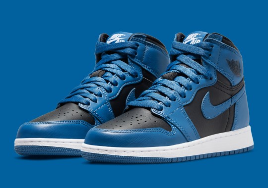 Official Images Of The Air Jordan 1 Retro High OG “Marina Blue” In GS Sizes