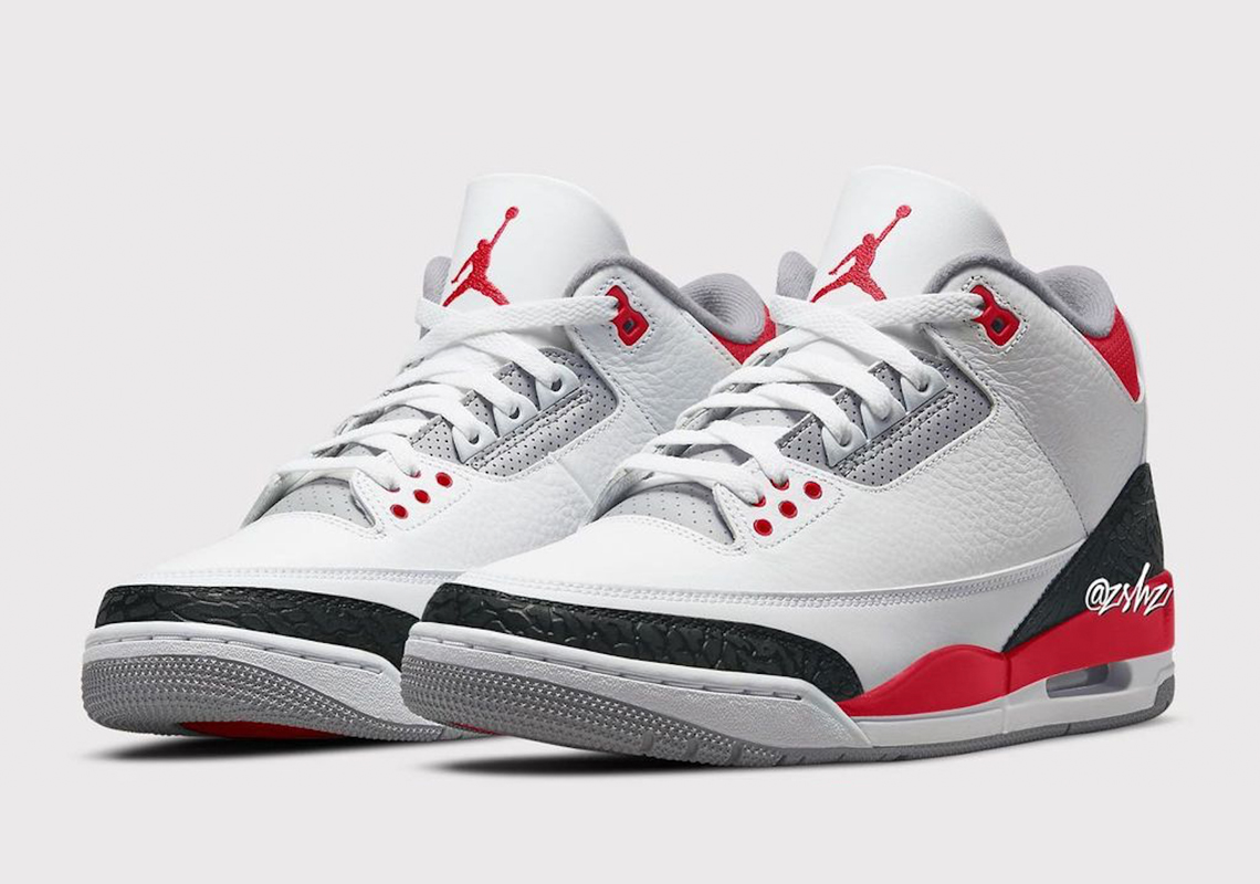 fire red 3s jordan