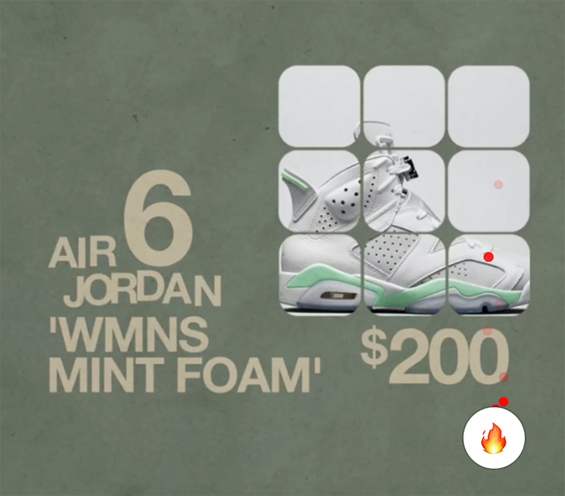 Air Jordan 6 Womens Mint Foam March 2022 Release Info