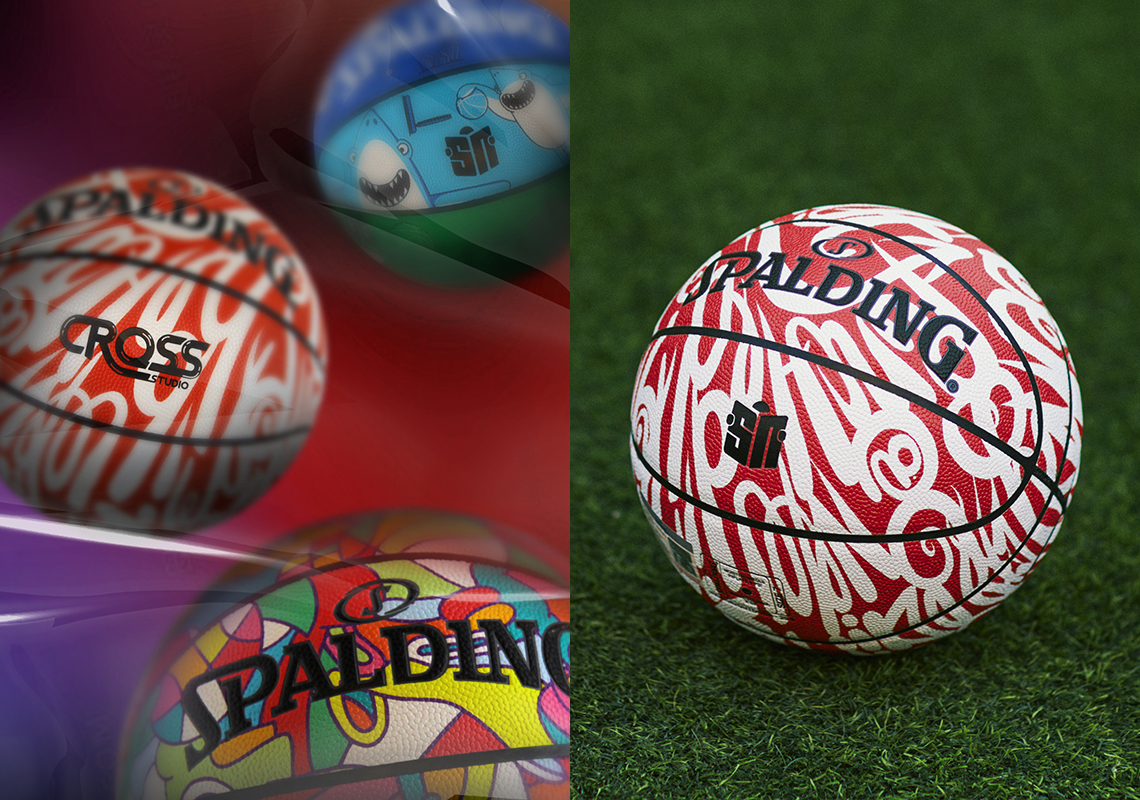 Urlfreeze News Enlists CROSS STUDIO For Three Artist-Designed Spalding Balls