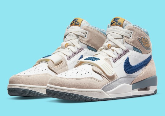 The Jordan Legacy 312 Expected In Tan And Blue Corduroy Trim