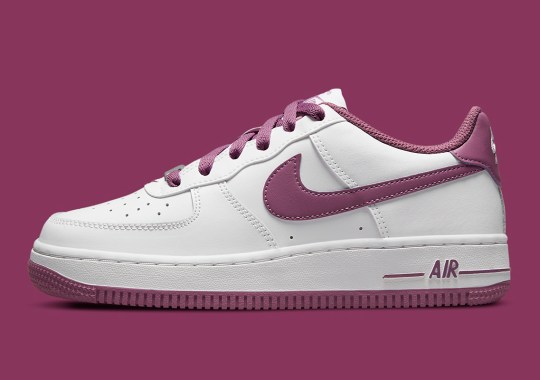 Nike Adds "Mauve"-Colored Swooshes To An Air Force 1 Low For Kids