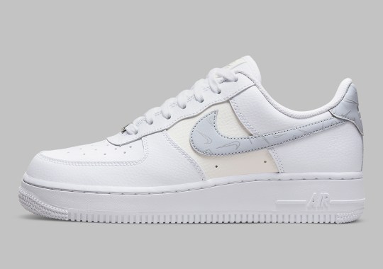 nike air force 1 low white sail pure platinum all over swoosh 5