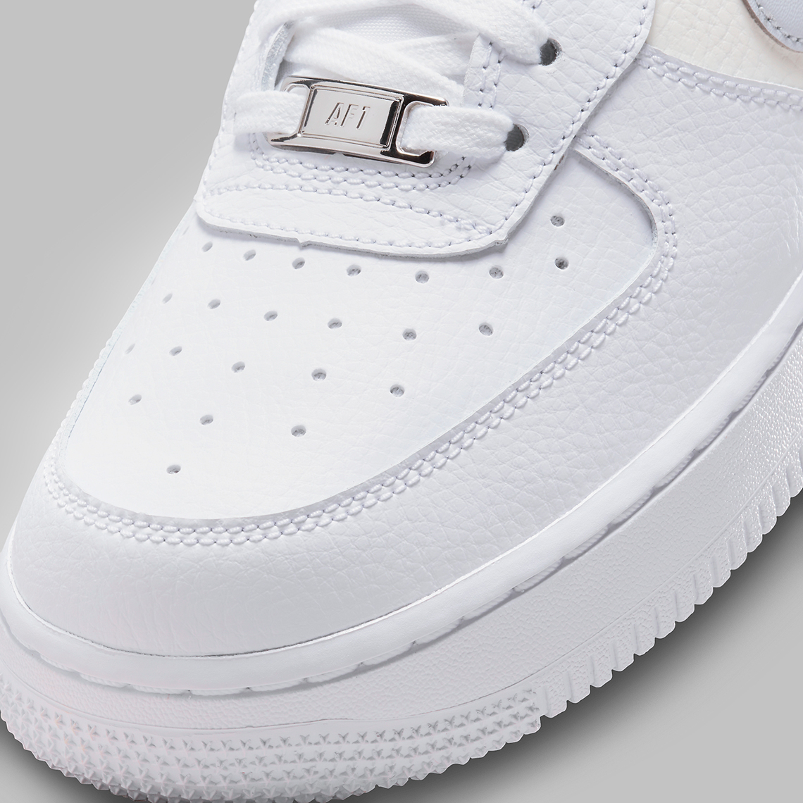 Nike Air Force 1 Low White Sail Pure Platinum All Over Swoosh 6