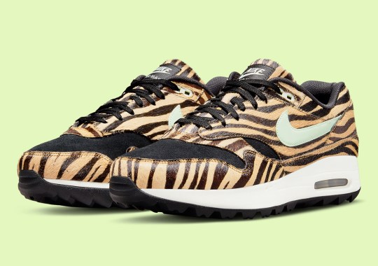 Hairy Tiger Patterns Appear On The Nike Air Max 1 Golf