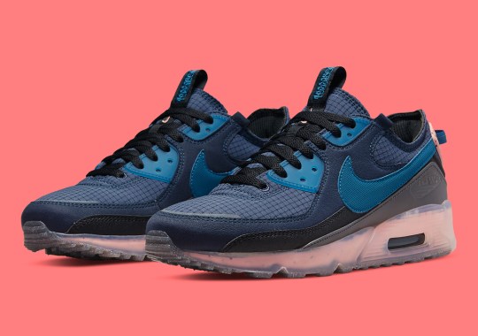 The Nike Air Max 90 Terrascape Adds “Obsidian” And “Thunder Blue” To Its Wardrobe